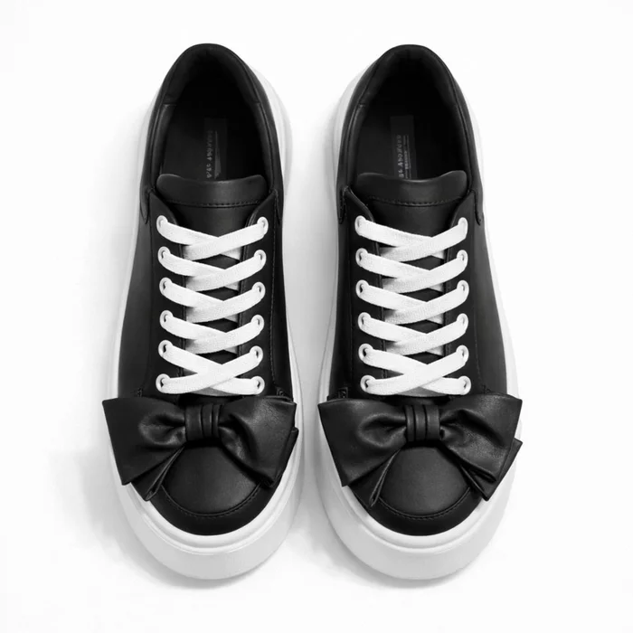 Pantofi casual Piele Naturala Negri Barni B picture - 2