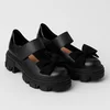 Pantofi casual Piele Naturala Negri cu fundita School picture - 3