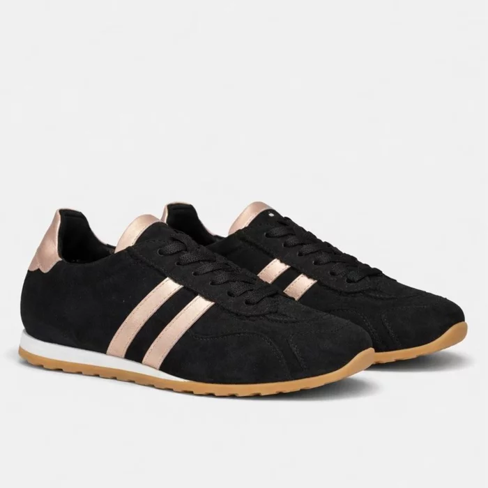 Pantofi casual Piele Naturala Negri cu siret Celio picture - 5