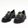 Pantofi casual Piele Naturala Negri Glory picture - 4