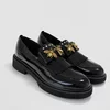 Pantofi casual Piele Naturala Negri naplac cu accesorii Kasia picture - 1