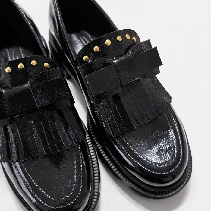 Pantofi casual Piele Naturala Negri naplac Noble picture - 4