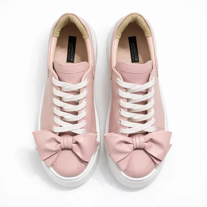 Pantofi casual Piele Naturala Nud roze Barni B picture - 3