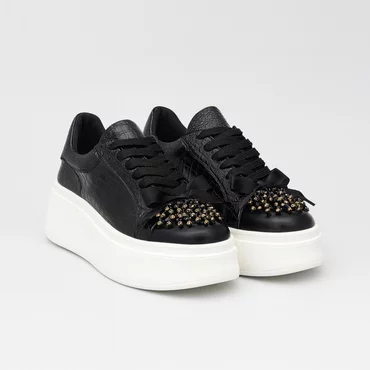 Pantofi casual Piele Naturala Presaj Negru Blaky