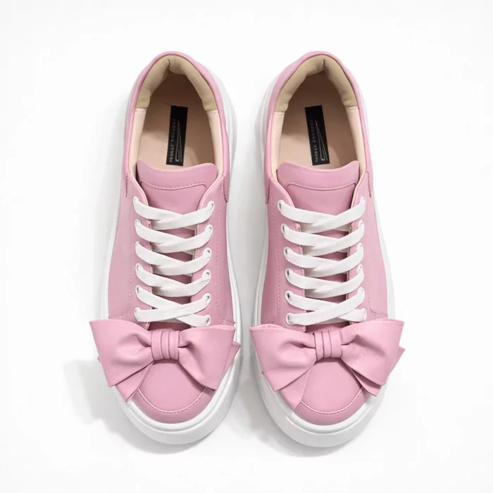 Pantofi casual Piele Naturala Roz Barni B picture - 5