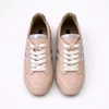 Pantofi casual Piele Naturala Roz cu Argintiu Celio picture - 4