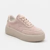 Pantofi casual Piele Naturala velur Bej cu siret Zoly picture - 4