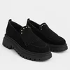Pantofi casual Piele Naturala velur Negru Arven picture - 2