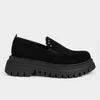 Pantofi casual Piele Naturala velur Negru Arven picture - 4