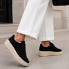Pantofi casual Piele Naturala velur Negru cu siret Zoly picture - 1