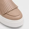Pantofi casual platforma Piele Naturala Bej Fresh picture - 4