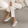 Pantofi casual platforma Piele Naturala Bej Fresh picture - 2