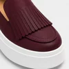 Pantofi casual platforma Piele Naturala Bordo Fresh picture - 4