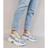 Pantofi casual sport Piele Naturala bleu Bardi