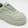 Pantofi casual sport Piele Naturala Verde fistic Pale picture - 3