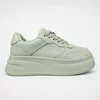 Pantofi casual sport Piele Naturala Verde fistic Pale picture - 2