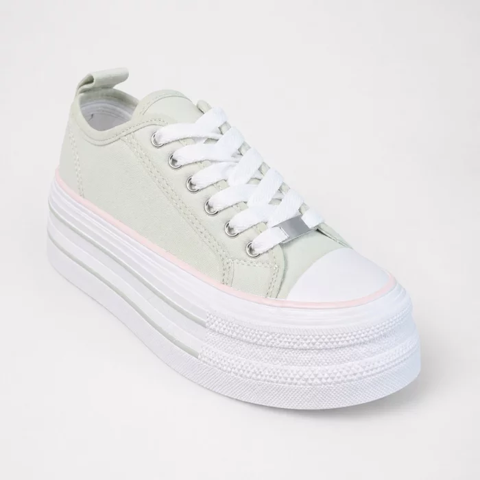 Pantofi casual sport textil Verde pal Cloud picture - 3