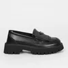 Pantofi casual tip loafer Piele Naturala Negri Miral picture - 3