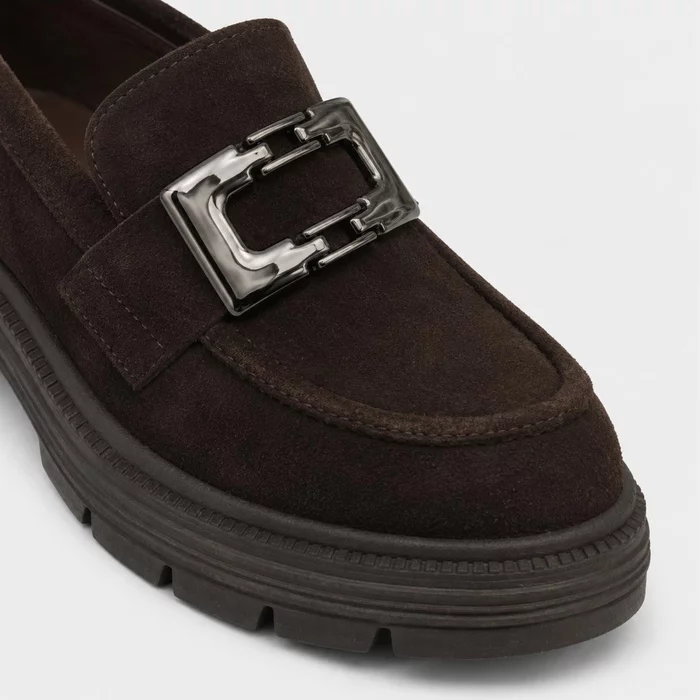 Pantofi casual tip loafer Piele Naturala velur Maro Charlotte picture - 4