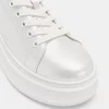Pantofi dama casual Piele Naturala Albi sidefat Ciki picture - 4