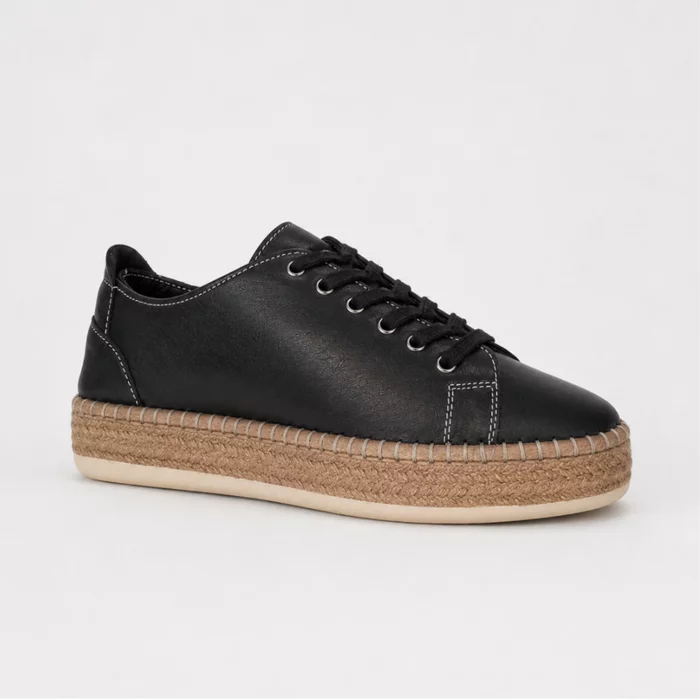 Pantofi dama casual Piele Naturala Negri Polo picture - 4