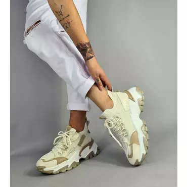 Pantofi dama casual sport Bailey Bej