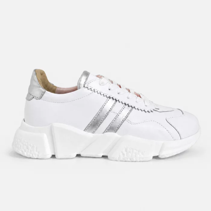 Pantofi dama casual sport Piele Naturala Albi Zaya picture - 2