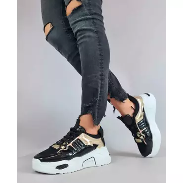 Pantofi dama casual sport Rodos Negri