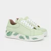 Pantofi dama casuals sport Piele Naturala Verde Fistic Alesya picture - 4