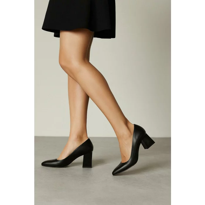 Pantofi dama din Piele Naturala Negri Alina picture - 2