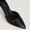 Pantofi dama eleganti Piele Naturala Negri cu toc mic Alira picture - 3