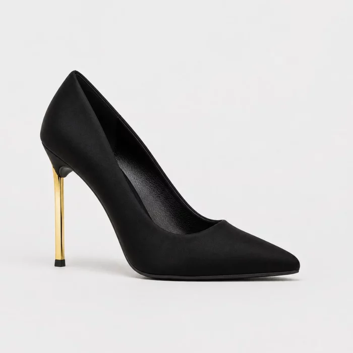 Pantofi dama eleganti stiletto satin Negri Valerie picture - 3