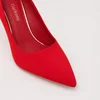 Pantofi dama eleganti stiletto satin Rosu Valerie picture - 5