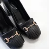 Pantofi dama Piele Naturala Negri cu accesorii Tasha picture - 2