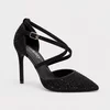 Pantofi dama stiletto eleganti cu strasuri Negri Doroti picture - 4