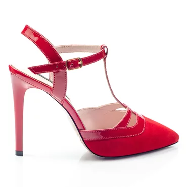 Pantofi dama stiletto Piele Naturala Rosie Selena