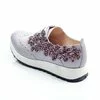 Pantofi de dama piele lila cu flori glitter Young Sport