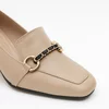 Pantofi de dama Piele Naturala Bej cu accesorii Florence picture - 3