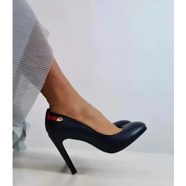 Pantofi piele bleumarin Sofi