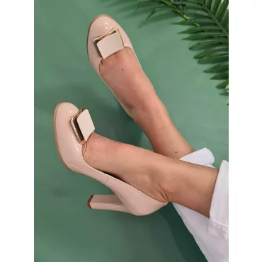 Pantofi Piele Naturala nud Monika
