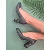 Pantofi Piele Naturala verde Joli Outlet