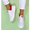 Pantofi sport albi cu fuxia Albina