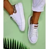 Pantofi sport albi cu imprimeu sarpe Albina