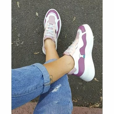 Pantofi sport din piele naturala Sindy 6007