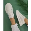 Pantofi sport Piele Naturala alb cu bleo Layout