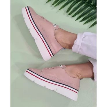 Pantofi sport Piele Naturala roz Clover