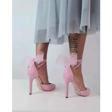 Pantofi stileto Piele Naturala roz Avis
