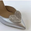 Pantofi stiletto Piele Naturala argintie My Heart picture - 3