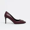 Pantofi stiletto Piele Naturala Bordo Elif picture - 1