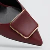 Pantofi stiletto Piele Naturala Bordo Elif picture - 2